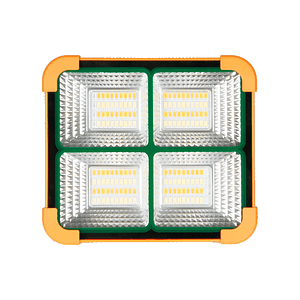 Proyector Led Solar 100W Portátil Recargable Power Bank Luz Fría/Cálida/Flash