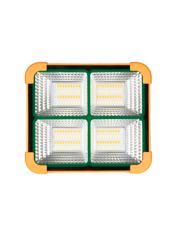 Proyector Led Solar 100W Portátil Recargable Power Bank Luz Fría/Cálida/Flash 1