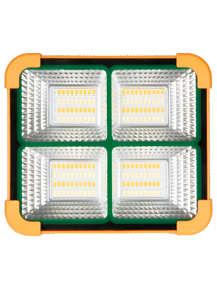 Proyector Led Solar 100W Portátil Recargable Power Bank Luz Fría/Cálida/Flash 1