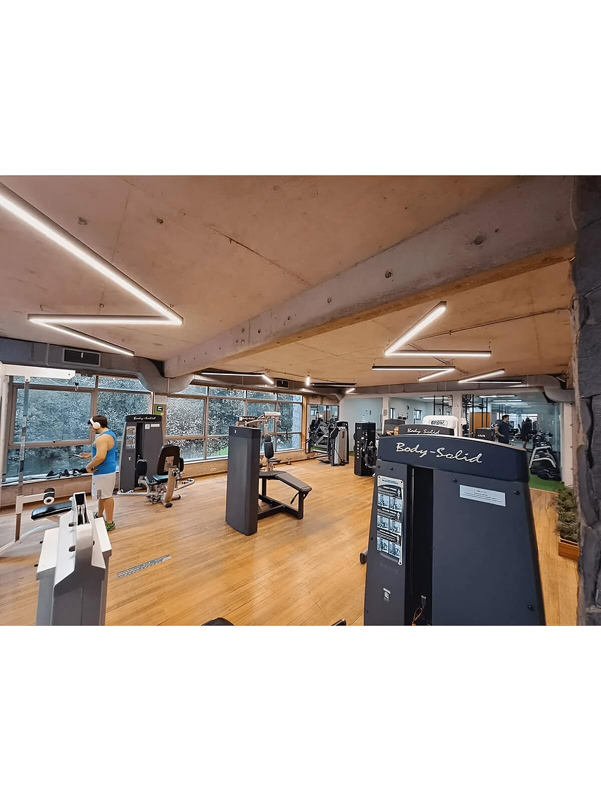 Colgante Lineal LED 40W 120cm Luz Fría 6500K Negro 2