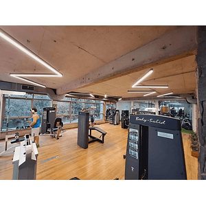 Colgante Lineal LED 40W 120cm Luz Neutra 4000K Negro