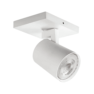 Foco Sobrepuesto Simple Cielo/ Muro Nazca GU10 Blanco