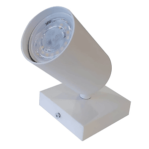 Foco Sobrepuesto Simple Cielo/ Muro GU10 Blanco