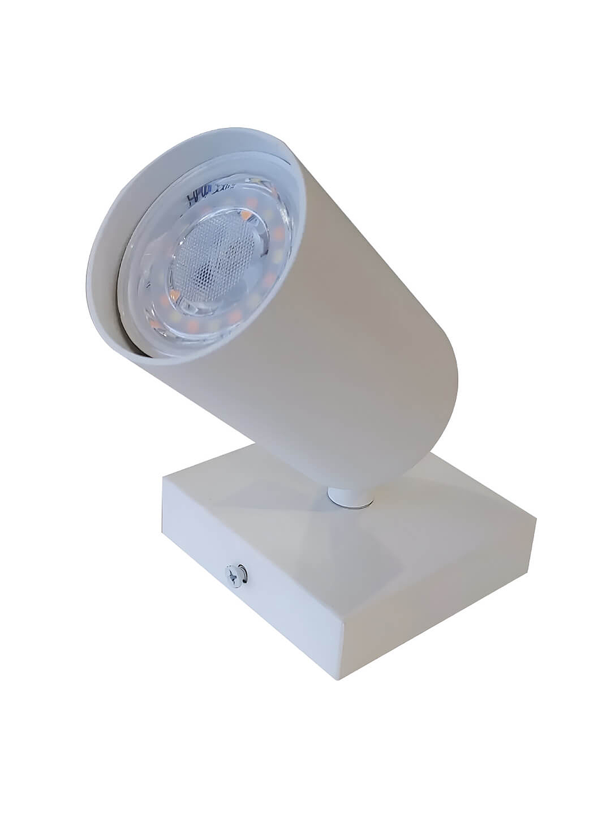 Foco Sobrepuesto Simple Cielo/ Muro GU10 Blanco 2