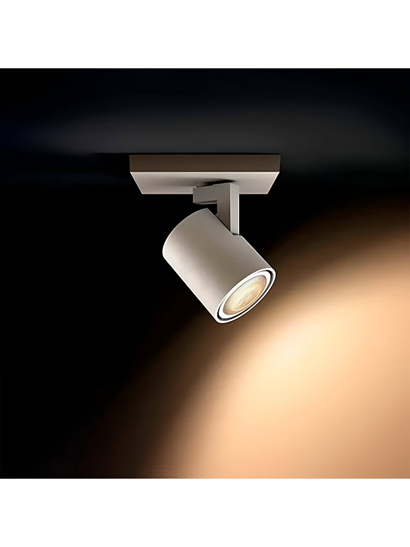 Foco Sobrepuesto Simple Cielo/ Muro GU10 Blanco 7