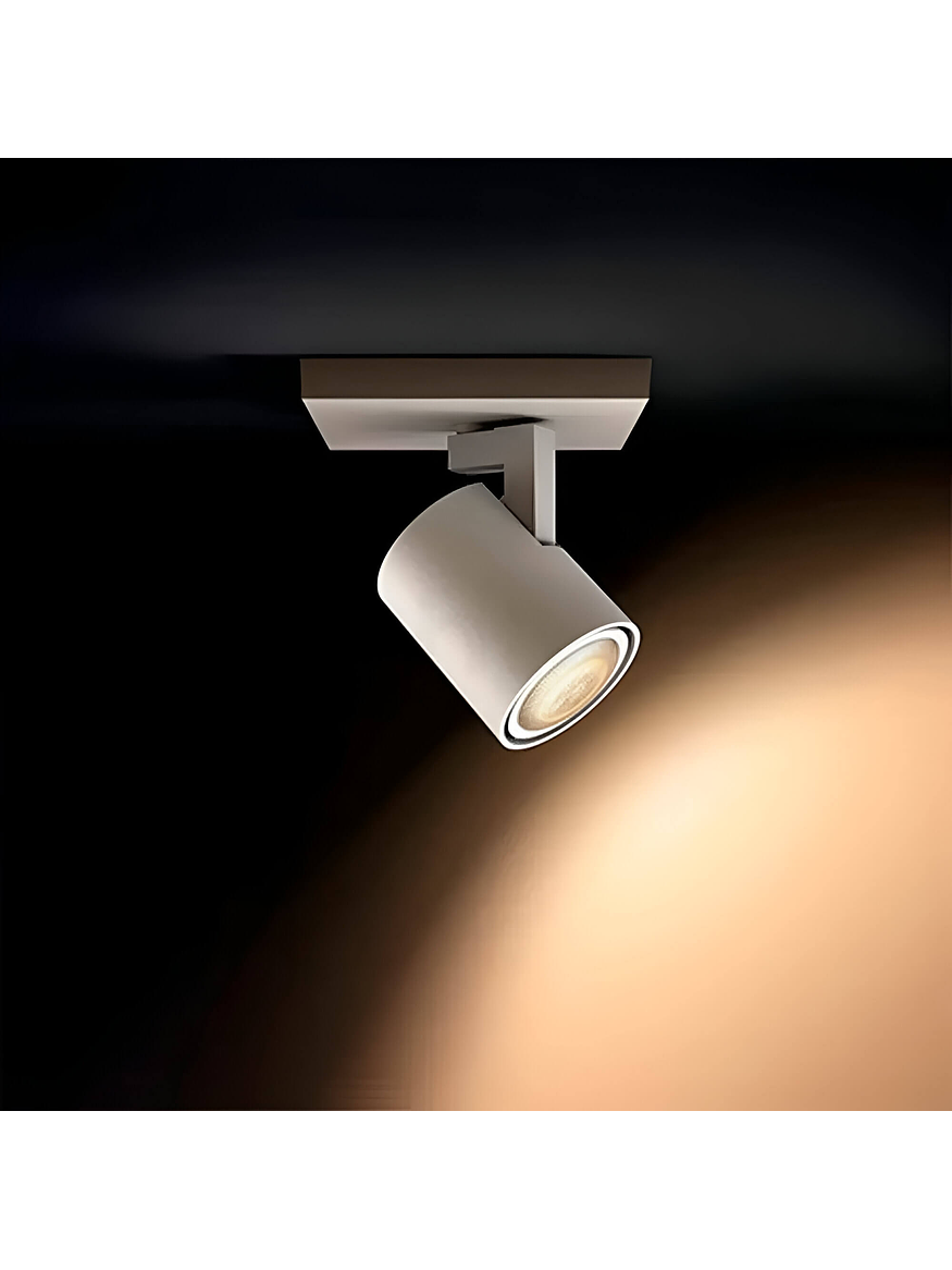 Foco Sobrepuesto Simple Cielo/ Muro GU10 Blanco 7