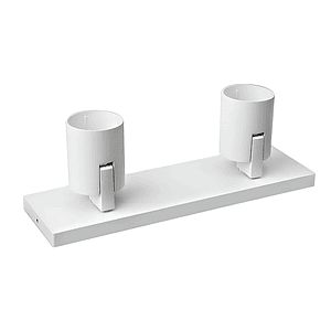 Foco sobrepuesto doble GU10 IP20 Blanco