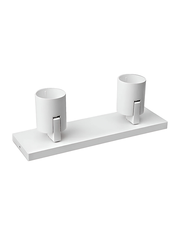 Foco sobrepuesto doble GU10 IP20 Blanco 1