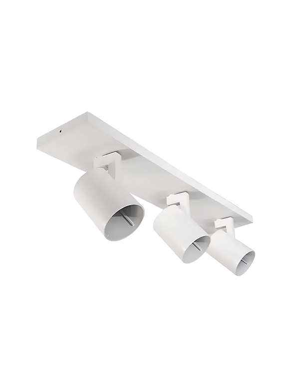 Foco sobrepuesto triple GU10 IP20 Blanco  2