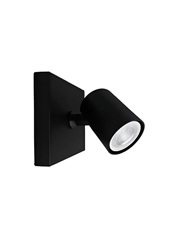 Aplique Sobrepuesto GU10 Negro Cielo y Muro  3