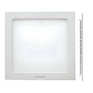 Embutido Slim Cuadrado LED ROBLAN 6W Luz Fria 