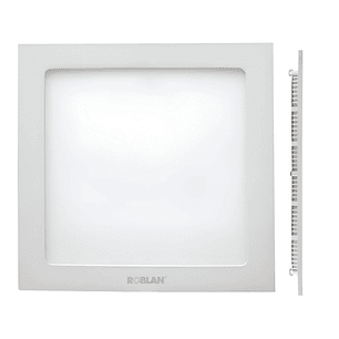 Embutido Slim Cuadrado LED ROBLAN 6W Luz Fria 