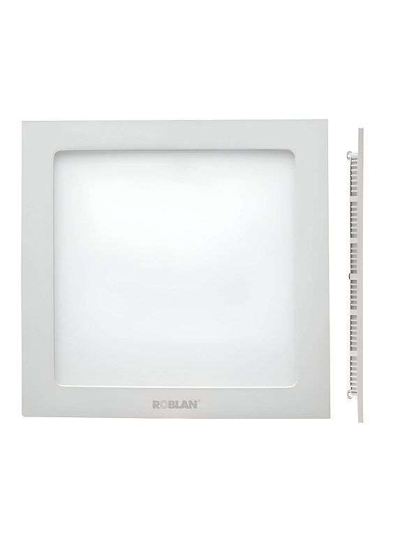 Embutido Slim Cuadrado LED ROBLAN 6W Luz Fria  1