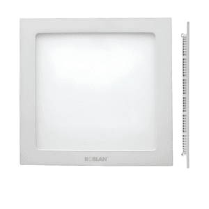 Embutido Slim Cuadrado LED ROBLAN 6W Luz Calida