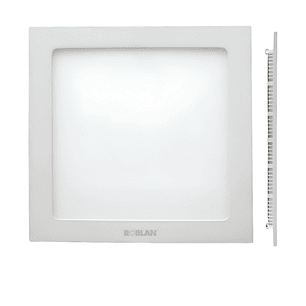 Embutido Slim Cuadrado LED ROBLAN 6W Luz Calida
