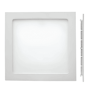 Embutido Slim Cuadrado LED 12W 6500K Aro Blanco