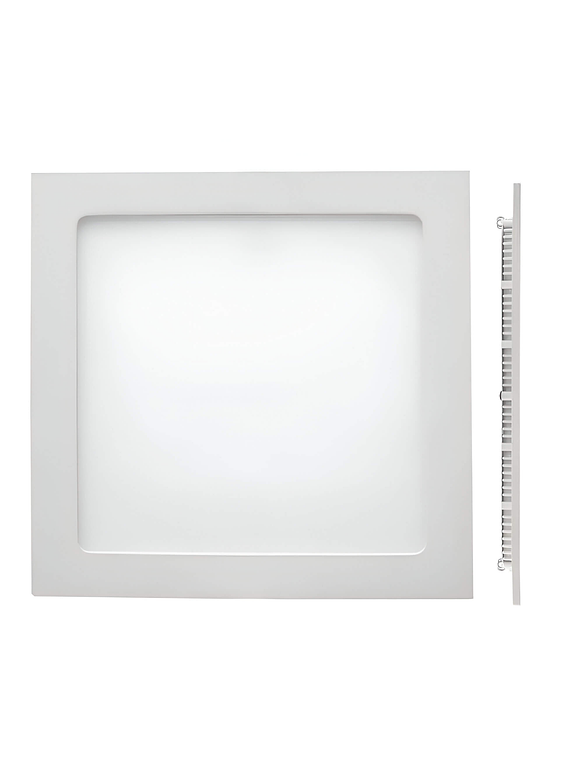Panel LED Cuadrado Embutido 12W Luz Neutra Blanco 1