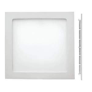 Embutido Slim Cuadrado LED 18W 6500K Aro Blanco