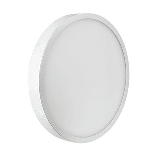 Plafón Sobrepuesto Redondo 6W Luz Cálida 