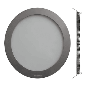 Embutido Slim LED 18W 3000K Aro Cromo Mate