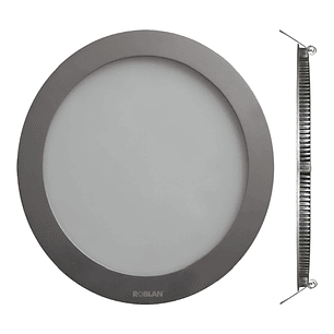 Embutido Slim LED 18W 3000K Aro Cromo Mate