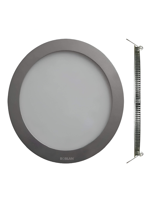 Embutido Slim LED 18W 3000K Aro Cromo Mate 1