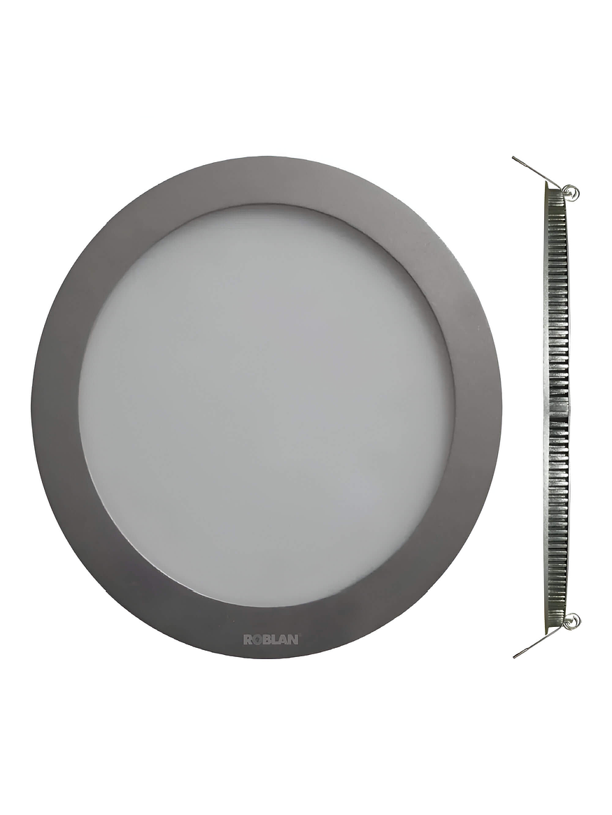 Embutido Slim LED 18W 3000K Aro Cromo Mate 1