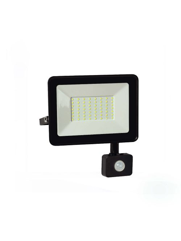 Proyector LED POLUX 50W con Sensor IP66 Luz Fría 1