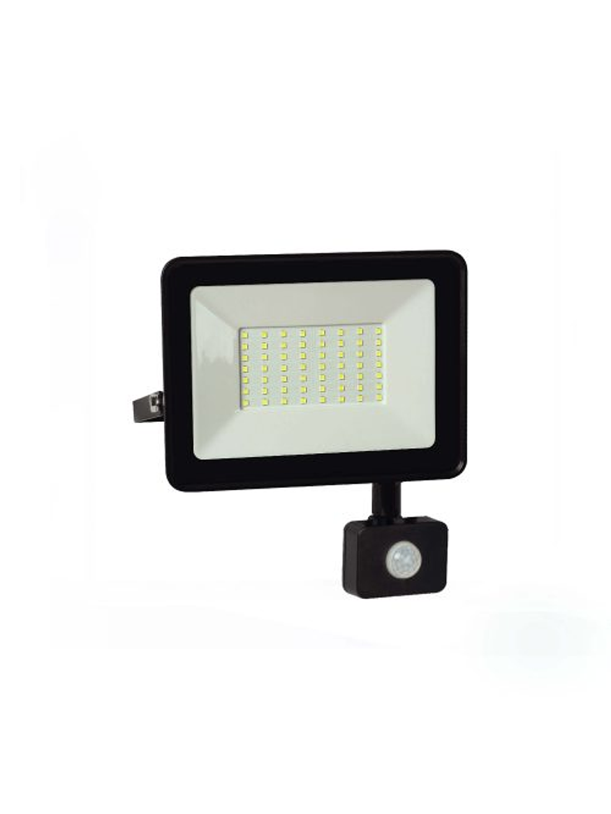 Proyector LED POLUX 50W con Sensor IP66 Luz Fría 1