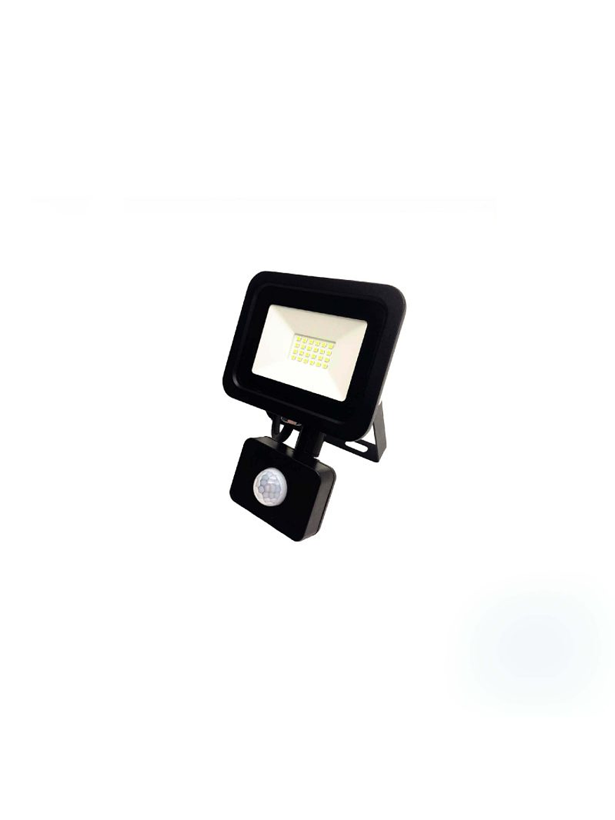 Proyector LED POLUX 20W con Sensor IP66 Luz Fría 1