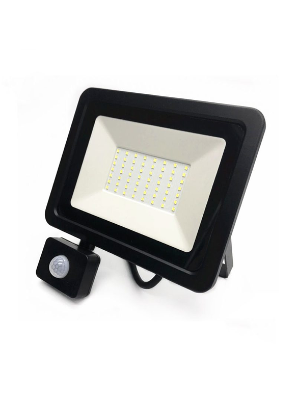 Proyector LED POLUX 50W con Sensor IP66 Luz Fría 2