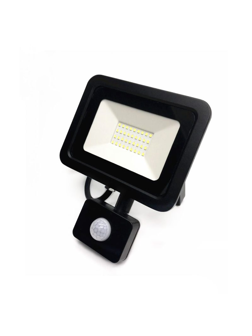 Proyector LED POLUX 30W con Sensor IP66 Luz Fría 1