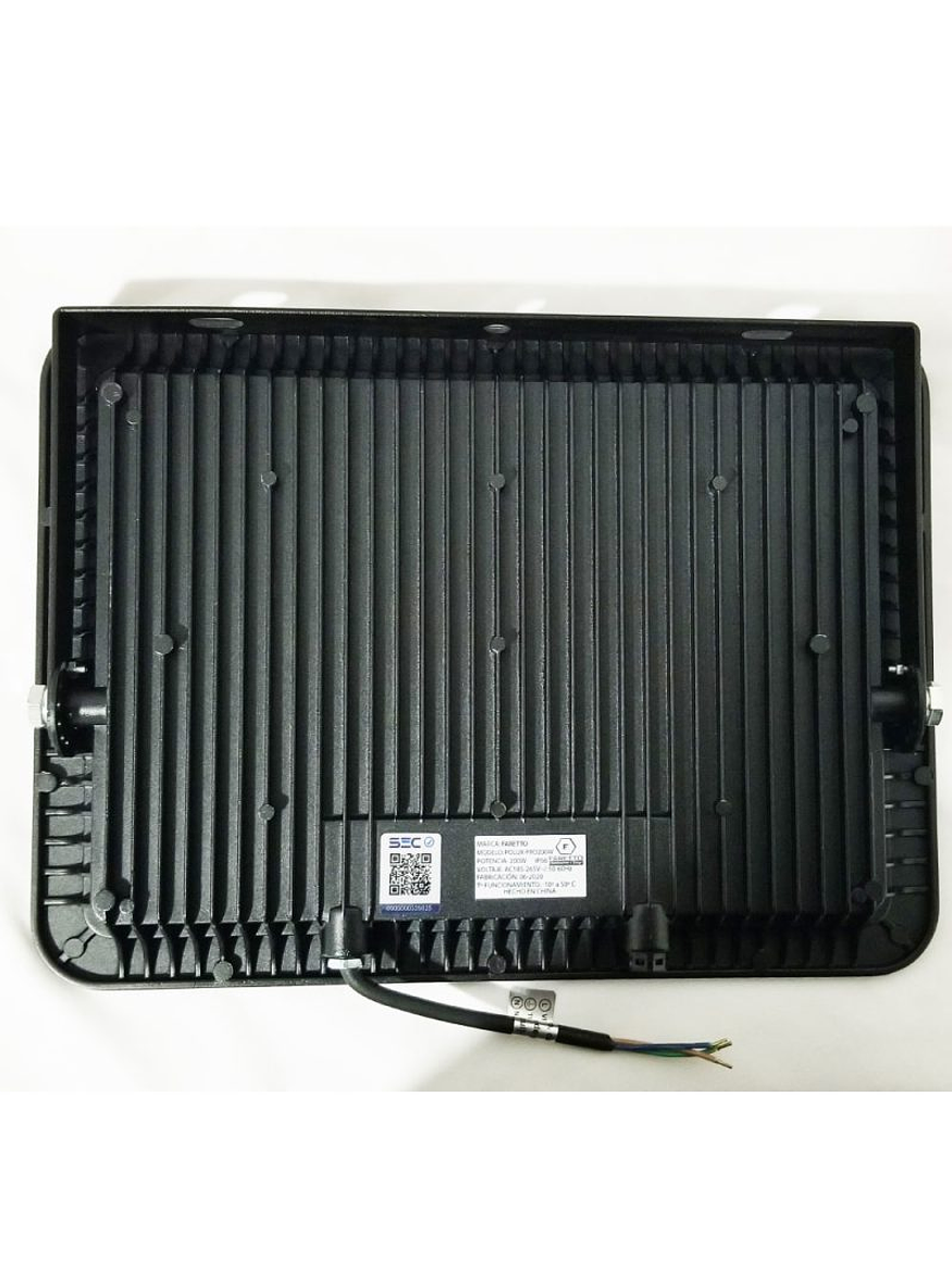 Proyector LED POLUX 200W IP66 Luz Fría 2