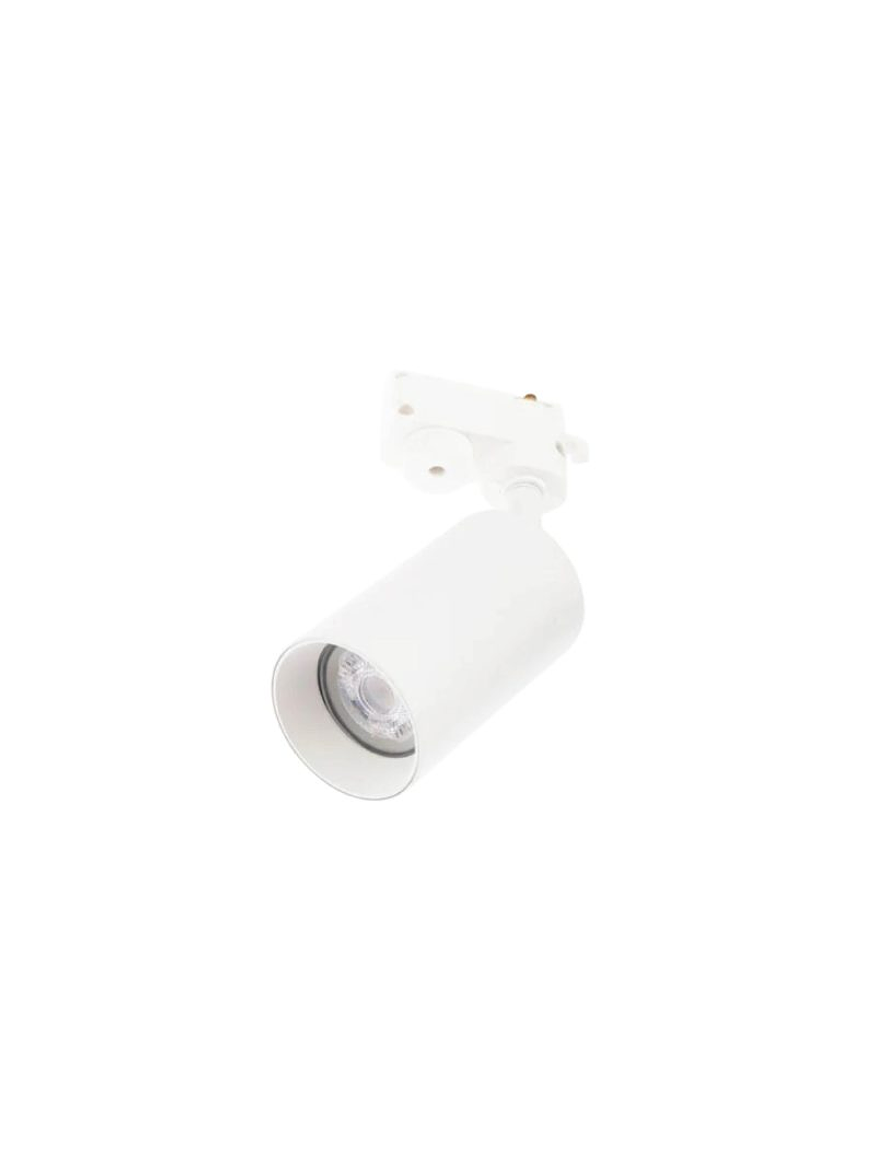 Foco Para Riel Monofásico Porta GU10 Carcasa Blanca 1