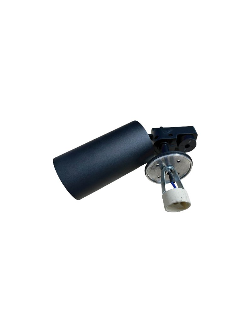 Foco Riel Porta Gu10 Negro 4