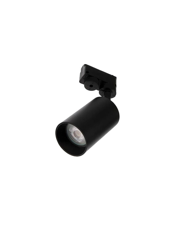 Foco Riel Porta Gu10 Negro 1