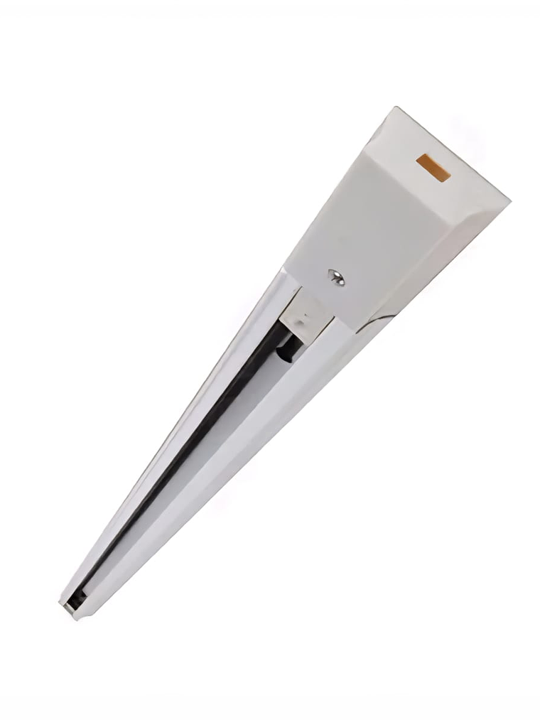 Pack 3 Foco GU10 Riel Monofásico 1Metros Blanco Luz Cálida  3