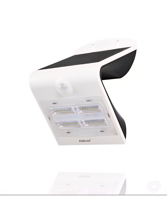  Aplique Solar LED 4W Sensor IP65 3000K / 4000K Blanco/Negro 1