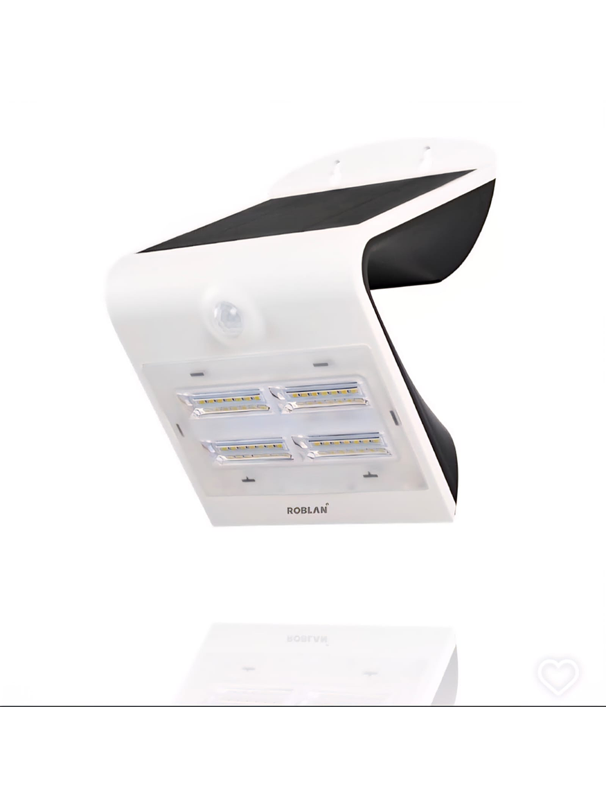  Aplique Solar LED 4W Sensor IP65 3000K / 4000K Blanco/Negro 1