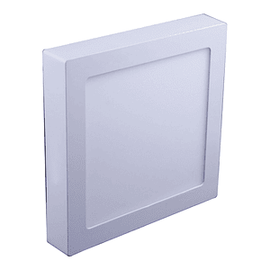 Plafón Cuadrado Sobrepuesto LED 6W 3000K Aro Blanco
