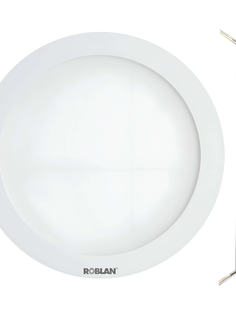 Panel LED Redondo 12W Luz Cálida  1