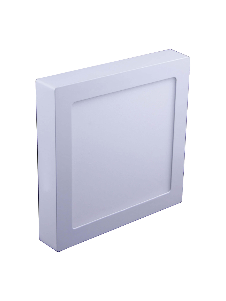 Plafón LED Sobrepuesto Roblan 12W Luz Neutra– Cuadrado Blanco 1