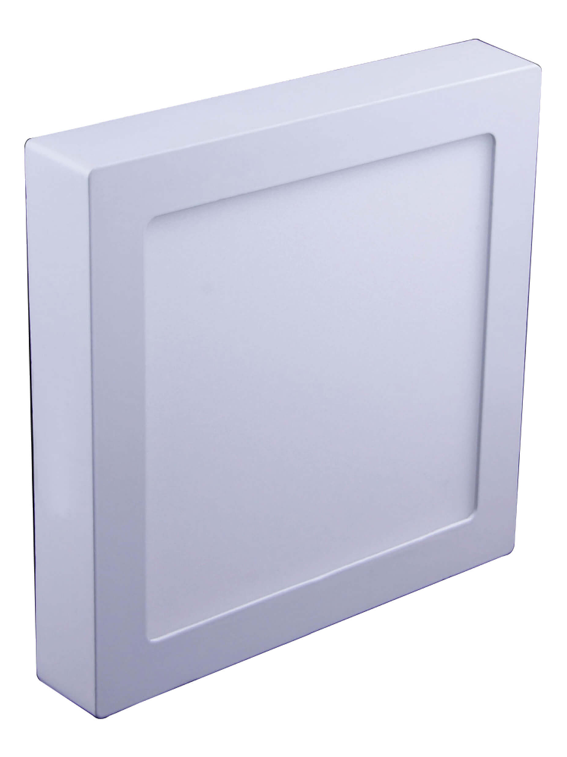 Plafón Cuadrado Sobrepuesto LED 12W 4000K Aro Blanco 1