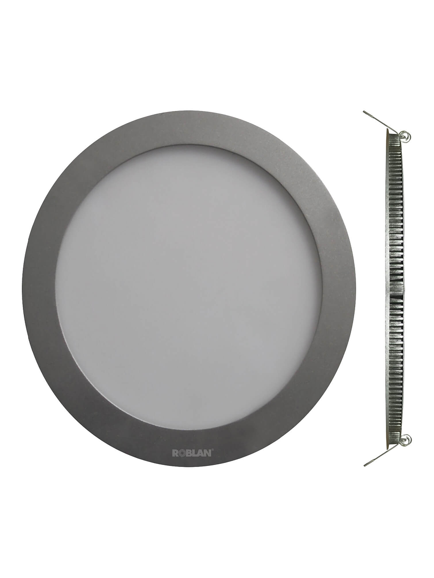 Embutido Slim Redondo LED 18W 4000K Aro Cromo Mate 1