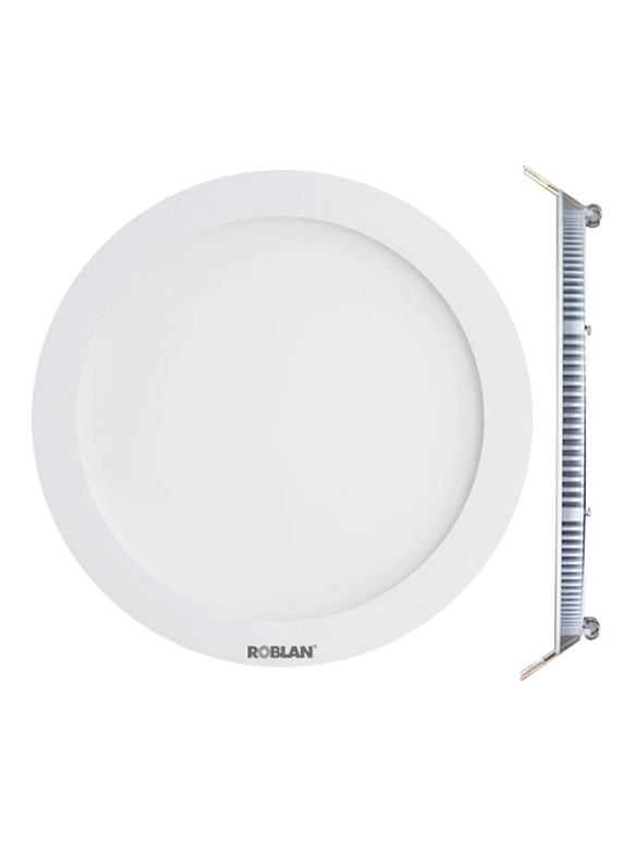 Embutido Slim Redondo LED 30W 3000K Aro Blanco 1