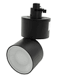 Foco Riel Monofásico LED 12W 3000K Luz Cálida Negro - Miniatura 1