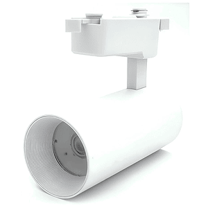 Foco Riel LED Monofásico 20W 3000k Luz Cálida Blanco