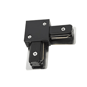 Conector Riel Monofásico L Negro