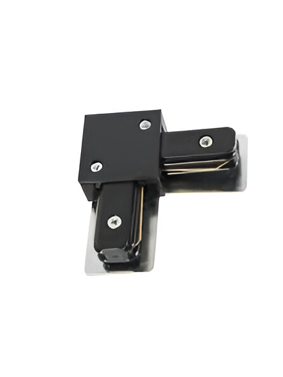 Conector Riel Monofásico L Negro 1
