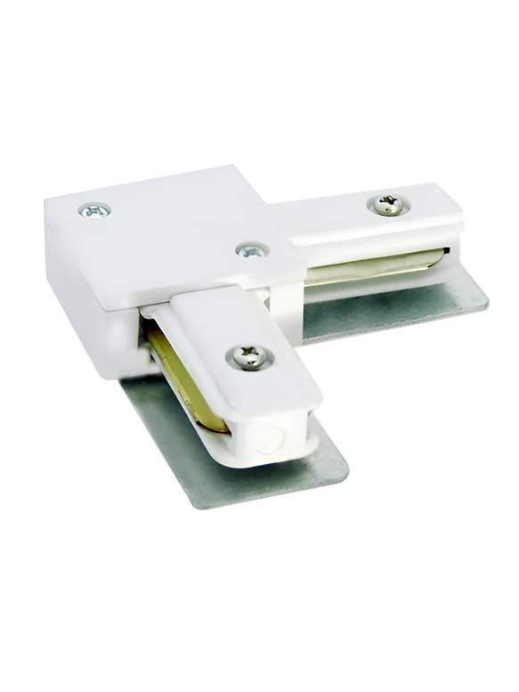Conector Riel Monofásico L Blanco  1